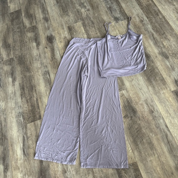 VICTORIA'S SECRET SoSoft Modal Ribbed Tank & Pants Set - Lilac - Picture 4 of 8